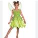 Disney Costumes | Disney Fairy Tinker Bell Child Costume Set | Color: Green | Size: 4-6