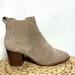 Madewell Shoes | Madewell Ankle Boots Suede Boots Tan | Color: Tan | Size: 8.5