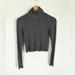 Zara Tops | Like New Zara Striped Turtleneck Top Shirt Long Sleeve | Color: Black/White | Size: S