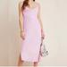 Anthropologie Dresses | Anthropologie Elyse Bias Slip Dress Light Pink Small Nwt | Color: Pink | Size: S