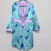 Disney Pajamas | Frozen Elsa & Anna Silky Robe From Disney Parks Store Girl Kid Size 5/6 | Color: Green/Purple | Size: 5g