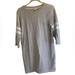 J. Crew Dresses | J Crew Sweatshirt Shift Dress. Size Small. Grey And White | Color: Gray/White | Size: S
