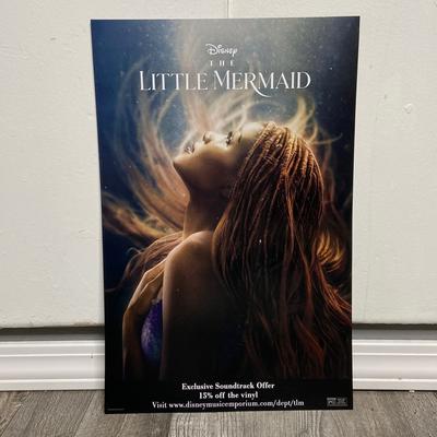 Disney Wall Decor | Disney The Little Mermaid Theatrical Final Movie Poster 11x17 Ds Original 2023 | Color: Blue/Green | Size: Os