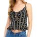 Free People Tops | Free People Love To Printed Cami Black Combo Floral Flowers Boho Tank Top | Color: Black/Yellow | Size: S