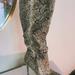 Jessica Simpson Shoes | Jessica Simpson Snakeskin Knee-High Boots | Color: Cream/Tan | Size: 8.5