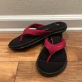 Nike Shoes | Nike Ultra Comfort Cushion Flip Flop | Color: Black/Red | Size: 5