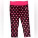 Nike Bottoms | Nike Dri-Fit Toddler Girl Leggings Size 2t Black Pink Polka-Dot | Color: Black/Pink | Size: 2tg