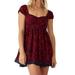 Free People Dresses | Free People Tabitha Mini Dress | Color: Blue/Red | Size: S