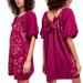 Free People Dresses | Free People Fiona Embroidered Dress Plum Nwt Size Medium | Color: Pink/Purple | Size: M