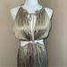 Zara Dresses | *Nwt* Zara Satin Feel Long Dress With Cut Outs | Color: Gray/Silver | Size: M