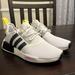Adidas Shoes | Adidas Nmd_r1 Nmd Boost Shoes Sneakers Ie9624 Women’s Sizes White Black Yellow | Color: Black/White | Size: Various