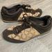 Coach Shoes | Coach Kelbie Brown Suede Signature Logo Jacquard Sneaker Shoes Size 7 | Color: Brown/Tan | Size: 7