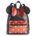 Disney Accessories | Disney's Minnie Mouse Polka Dot Mini Backpack | Color: Black/Red | Size: Os