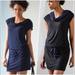 Athleta Dresses | Athleta Translation Reversible Cowl Neck T-Shirt Mini Dress | Color: Black/Gray | Size: Sp