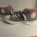 Converse Shoes | Cute Women’s/Girls Size 4 Grey With Pink Accent Converse High Tops. Euc | Color: Gray | Size: 4bb