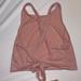 Lululemon Athletica Tops | Lululemon Pink Tie Back Tank | Color: Pink | Size: 6