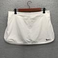 Nike Skirts | 2349 Nike Women’s Court Pure Tennis Skirt Skort White Size L | Color: White | Size: L