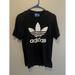 Adidas Tops | Adidas Men's Short-Sleeve Trefoil Logo Graphic T-Shirt Medium | Color: Black | Size: M