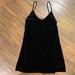 Brandy Melville Dresses | Brandy Melville Velvet Little Black Dress | Color: Black | Size: One Size Fits Most