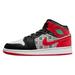 Nike Shoes | Jordan 1 Mid Ugly Christmas Sweater Dm1208-150 Size 3.5y Unisex Basketball Shoes | Color: Black/Red | Size: 3.5b