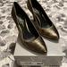 Jessica Simpson Shoes | Jessica Simpson Black And Gold Pumps - Size 8 1/2 | Color: Black/Gold | Size: 8.5