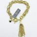 J. Crew Jewelry | J. Crew Rhinestone Tassel Bracelet | Color: Gold | Size: Os