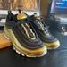 Nike Shoes | Nike Air Max 97 Big Kids Sneaker | Color: Black/Gold/Red | Size: 6.5bb
