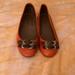 Anthropologie Shoes | Anthropologie Pilcro And The Letterpress Orange Ballet Flats Size 6 | Color: Orange | Size: 6