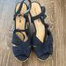 American Eagle Outfitters Shoes | Blue Denim Wedges | Color: Blue | Size: 6