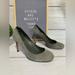 Gucci Shoes | Gucci Gray Suede Heels Size 37 | Color: Gray | Size: 37