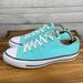 Converse Shoes | Converse Chuck Taylor All Star Aruba Blue Low Sneaker 130118f Women’s Size 10 | Color: Blue/White | Size: 10