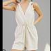 Anthropologie Pants & Jumpsuits | Daily Practice By Anthropologie The Playa Del Amore Romper | Color: Cream/White | Size: S