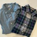 J. Crew Shirts | 2 J.Crew Mens Button Down Shirts Sz S Plaid Blue Boys Short Long Sleeves Jcrew J | Color: Blue | Size: S