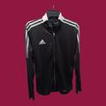 Adidas Jackets & Coats | Adidas Black Full Zip Up Track Jackets Size Small | Color: Black/White | Size: S