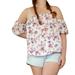 American Eagle Outfitters Tops | 3/25$ American Eagle Outfitters Boho Style Summer Top Floral Print Size L | Color: Red/White | Size: L