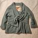 Anthropologie Sweaters | 24 Hr Sale! Anthropologie Robin Origami Teal Cardigan Wool Blend Small | Color: Blue | Size: S