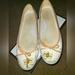 Coach Shoes | Coach Bee Flats | Color: Tan/White | Size: 10