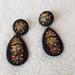 J. Crew Jewelry | J Crew Colorful Rhinestone Statement Earrings | Color: Black/Green | Size: Os