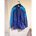 Adidas Jackets & Coats | Adidas Men's Blue Snap Button & Zip Retro Windbreaker Hood Jacket Size Medium | Color: Blue | Size: M