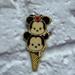 Disney Jewelry | Disney Minnie And Mickey Ice Cream Trading Pin | Color: Black/Red | Size: Os