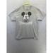 Disney Shirts | Disneyland Adult's T Shirt Gray Double Sided Print Mickey Mouse Large Short Slee | Color: Gray | Size: L