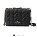 Kate Spade Other | Kate Spade Briar Lane Quilted Mini Emelyn Black | Color: Black/Gold | Size: 5.5"H X 7.5"W X 2"D