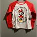 Disney Shirts & Tops | Brand New Girls Long Sleeve Short Size 10/12! Nwt! Smoke Free Home! | Color: Red/White | Size: Girls Size 10/12!