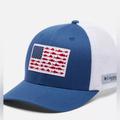 Columbia Accessories | Columbia Pfg Fish Flag Mesh Ball Cap | Color: Blue/Red | Size: Os