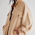 Free People Jackets & Coats | Free People Ruby Tan Shacket Jacket In Mustard Seed New | Color: Cream/Tan | Size: S