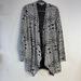 American Eagle Outfitters Sweaters | American Eagle Outfitters Long Cardigan Size M | Color: Black/White | Size: M