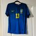 Nike Shirts | Brazil 2020/21 Away Jersey | Color: Blue/Yellow | Size: S