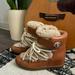 Coach Shoes | Coach Wedge Boots | Color: Cream/Tan | Size: 7