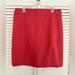 J. Crew Skirts | J. Crew Women's Skirt Wool Blend The Pencil Skirt Red/Orange Size 14 Lined | Color: Orange | Size: 14