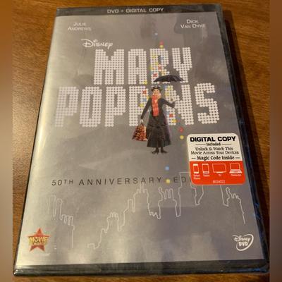Disney Media | Mary Poppins Dvd Disney’s 50th Anniversary Edition Dvd New Sealed Julie Andrews | Color: Gray/Silver | Size: Os